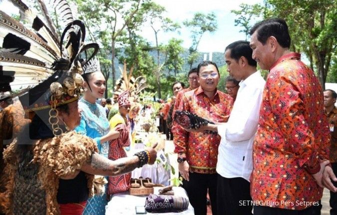 Jokowi dinobatkan jadi raja Dayak