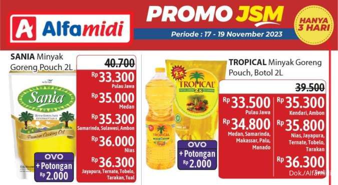 Katalog Promo JSM Alfamidi Periode 17-19 November 2023, Ada Promo Beli 2 Gratis 1!