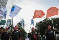 Aksi Buruh: Tuntut Kenaikan Upah Minimum Sektoral dan Provinsi