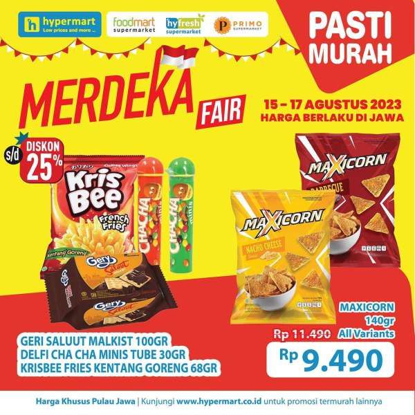 Katalog Promo Hypermart Terbaru 15-17 Agustus 2023, Promo Merdeka