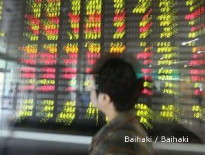 Indeks jeblok seiring dengan penurunan 222 saham di sesi I