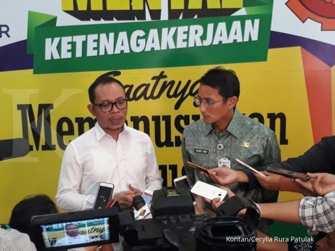 Sandiaga bertemu Menteri Hanif bahas UMP