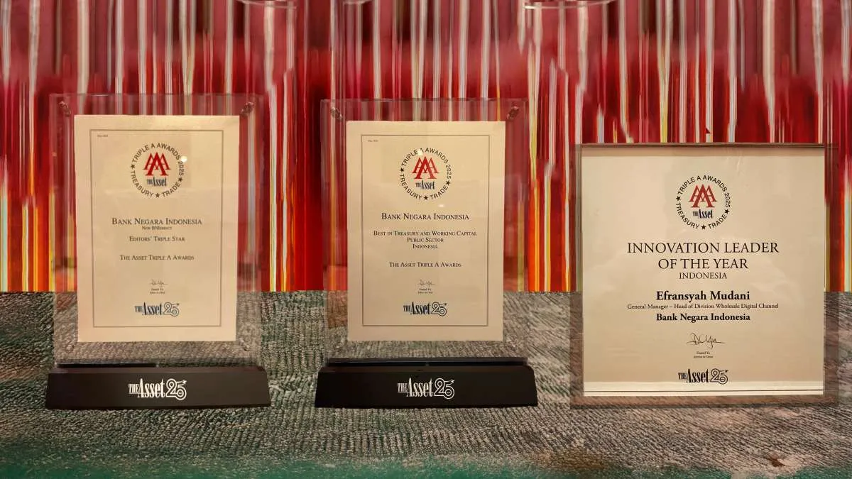 Hadirkan BNIdirect, BNI Sabet 3 Penghargaan Triple A Awards 2025