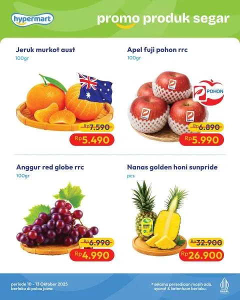 Promo JSM Hypermart Weekend Periode 10-13 Oktober 2025
