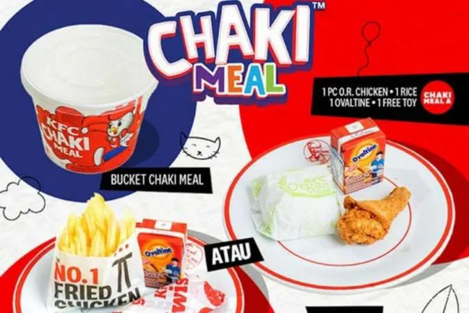 Promo KFC Edisi Februari 2023, Chaki Meal Paket Khusus Anak Gratis Mainan
