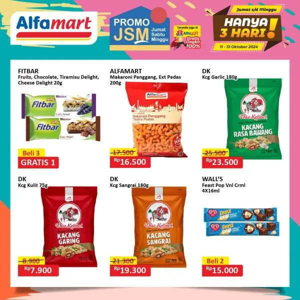 Promo JSM Alfamart Weekend 11-13 Oktober 2024