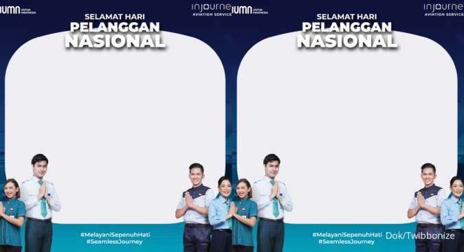 Kumpulan Twibbon Hari Pelanggan Nasional 2024 untuk Dibagikan di Media Sosial 