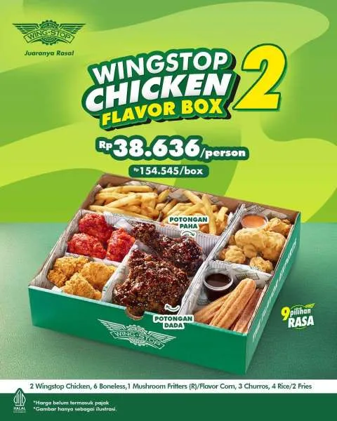 Promo Wingstop Chicken Flavor Box 2