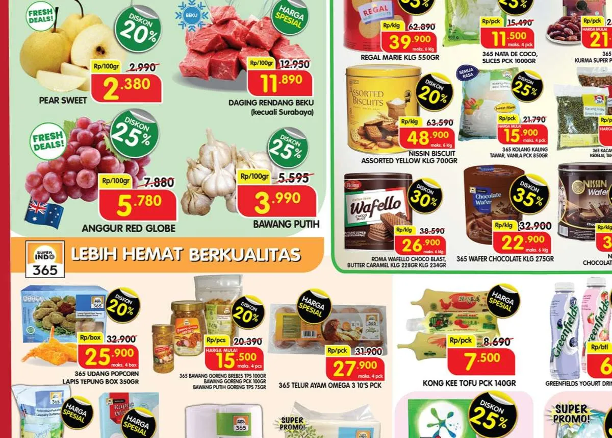 Promo Superindo Selasa 19 Maret 2024, Super Fresh Sale Diskon 50% Hanya Hari Ini
