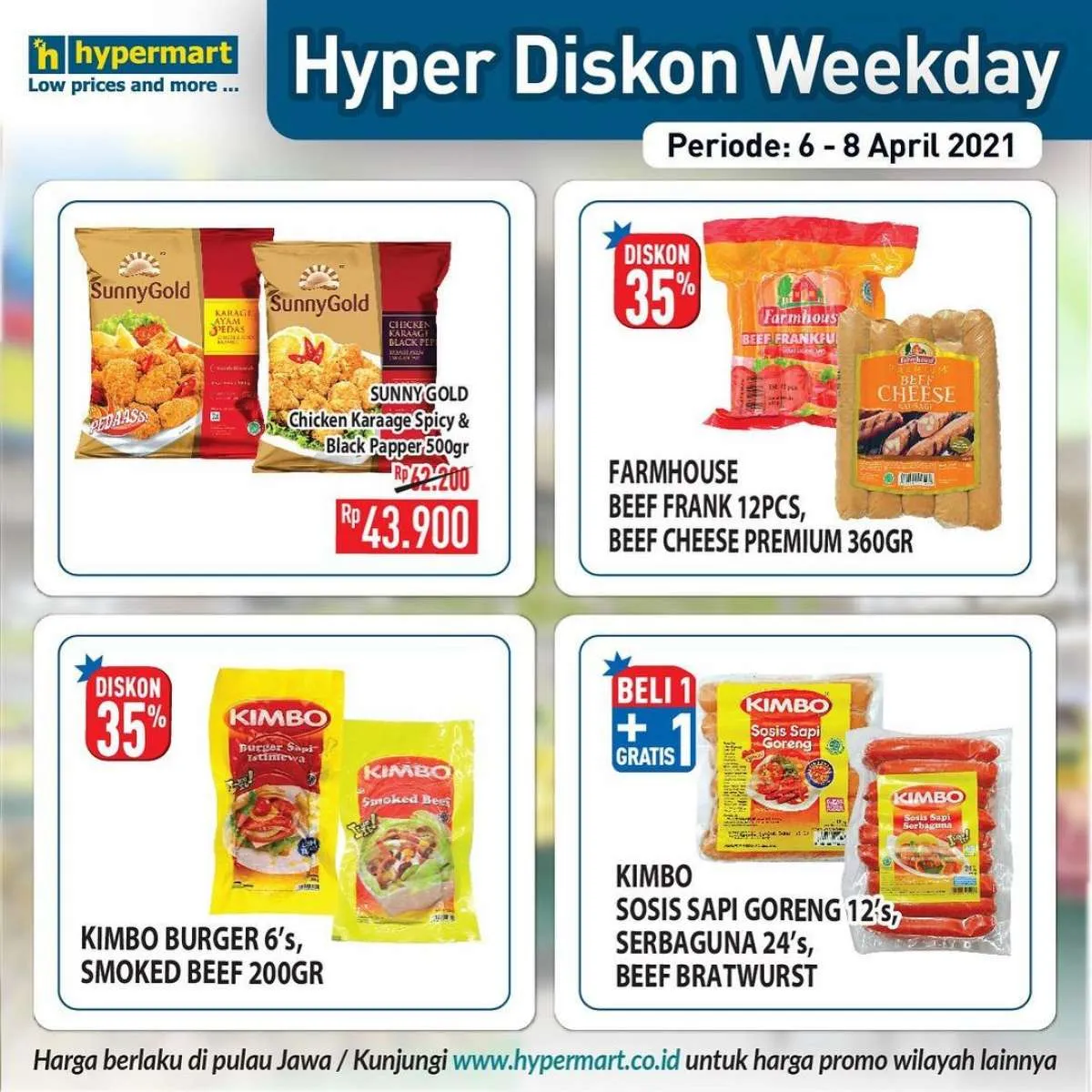 Promo Hypermart weekday 8 April 2021, masih ada program Hyper Diskon!