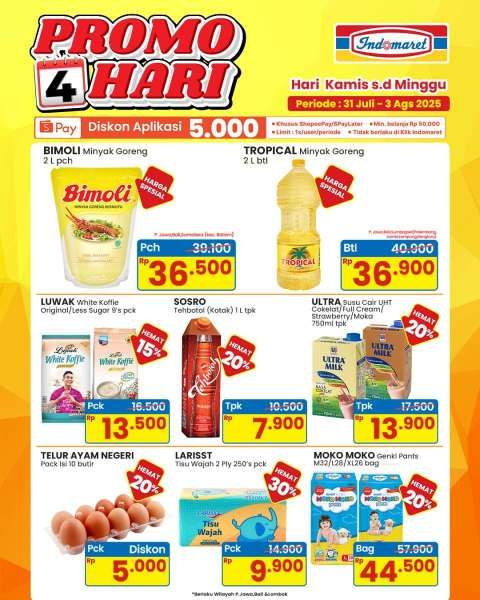Promo KJSM Indomaret 31 Juli-3 Agustus 2025