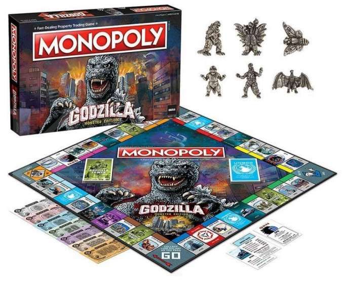 Hore! Monopoli edisi Godzilla sudah bisa dibeli secara pre order lo