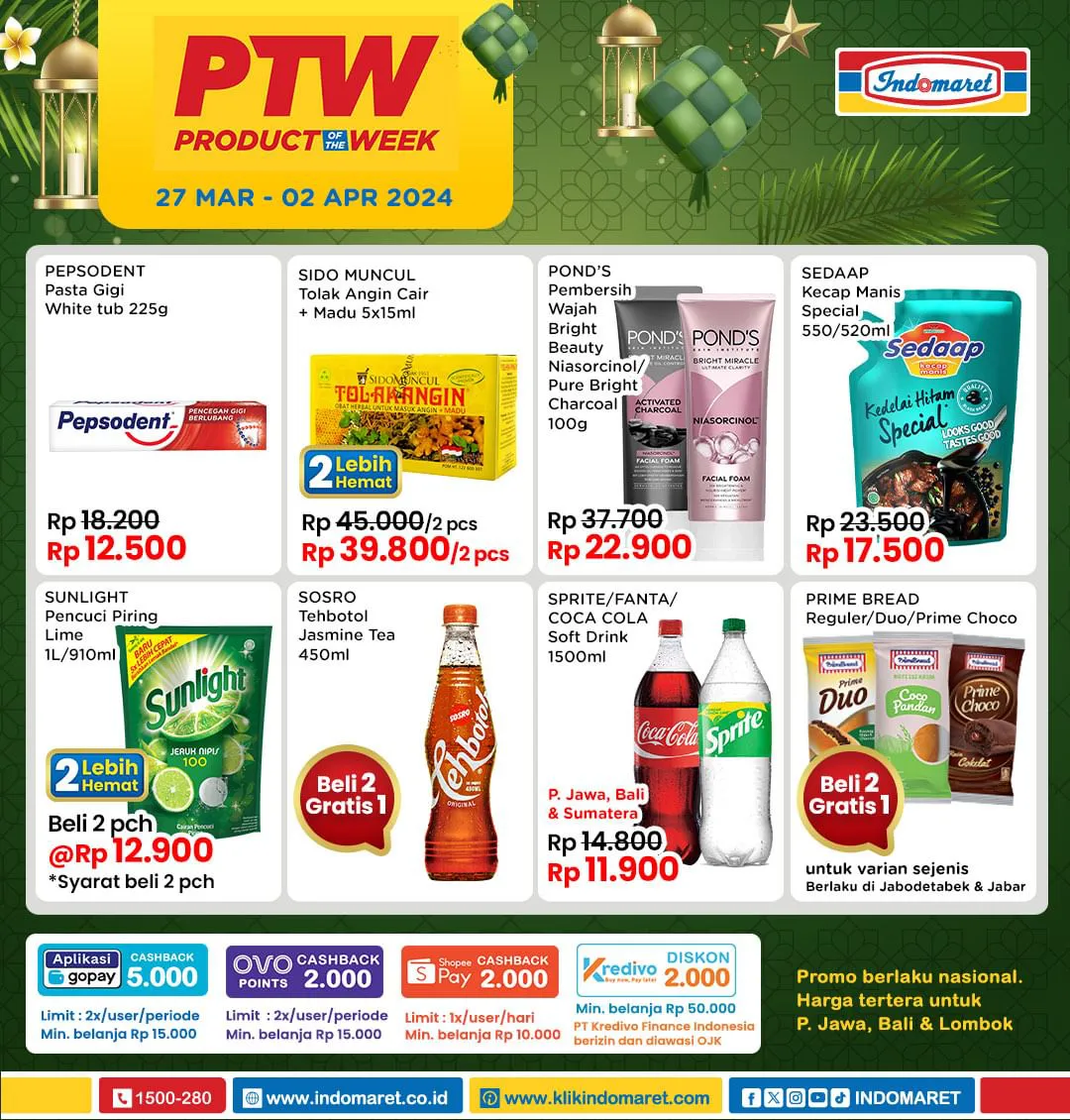 Promo PTW Indomaret Periode 27 Maret-2 April 2024