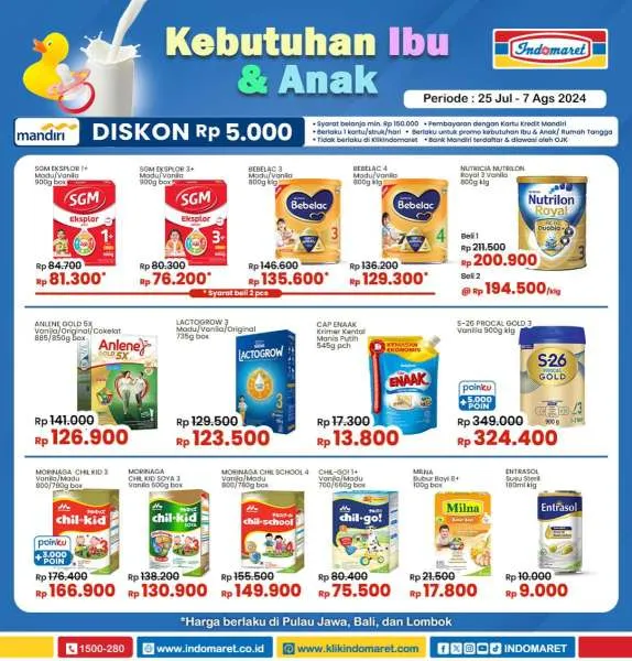 Promo Indomaret Super Hemat Periode 25 Juli-7 Agustus 2024