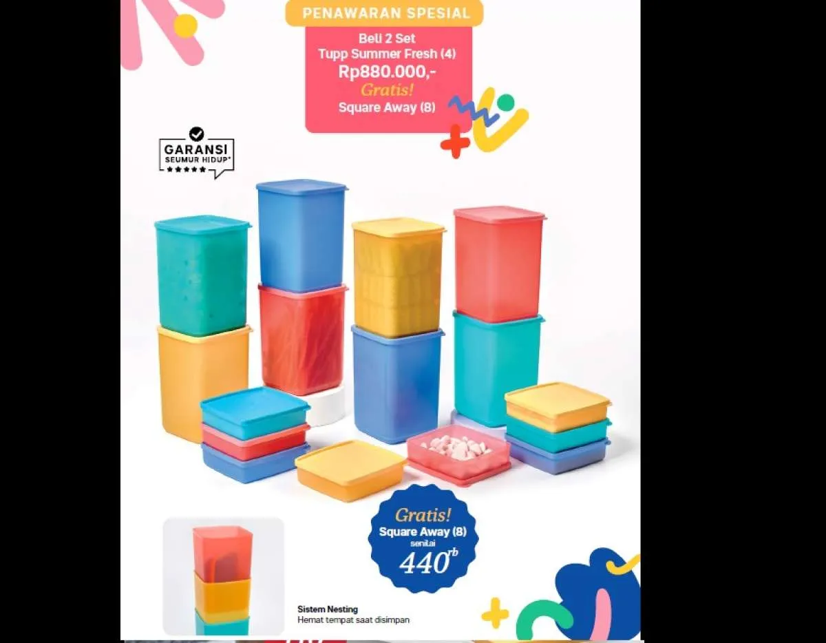 Katalog Promo Tupperware September 2023, Harga Hemat untuk Kotak Penyimpan Makanan
