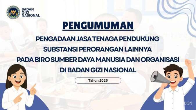 Rekrutmen Badan Gizi Nasional 2026: Lowongan Strategis S1 dan D3 di Biro SDMO