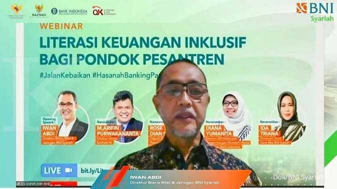  BNI  Syariah  Gelar Webinar Literasi Keuangan Inklusif bagi  