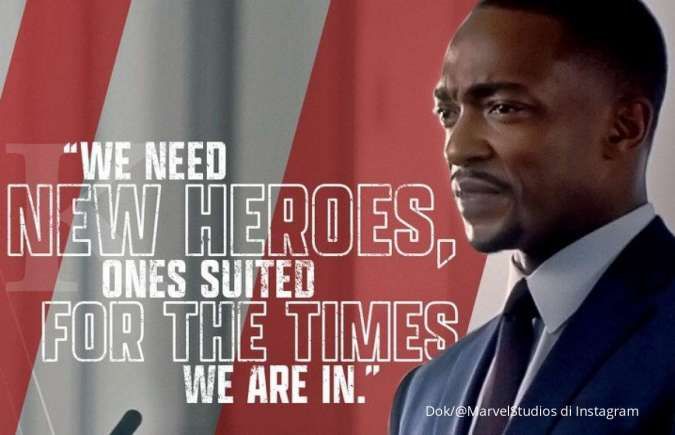 Falcon and Winter Soldier tamat, Anthony Mackie unggah kostum Captain America baru