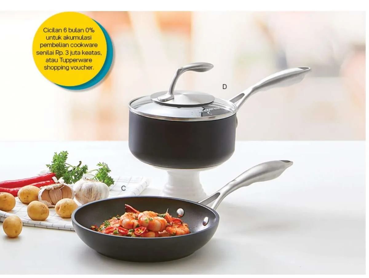 Promo Tupperware Oktober 2020 edisi alat memasak, banyak gratis voucher belanja