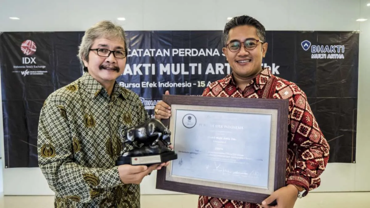 Resmi tercatat di BEI, saham Bhakti Multi Artha (BHAT) langsung loncat 34,95%