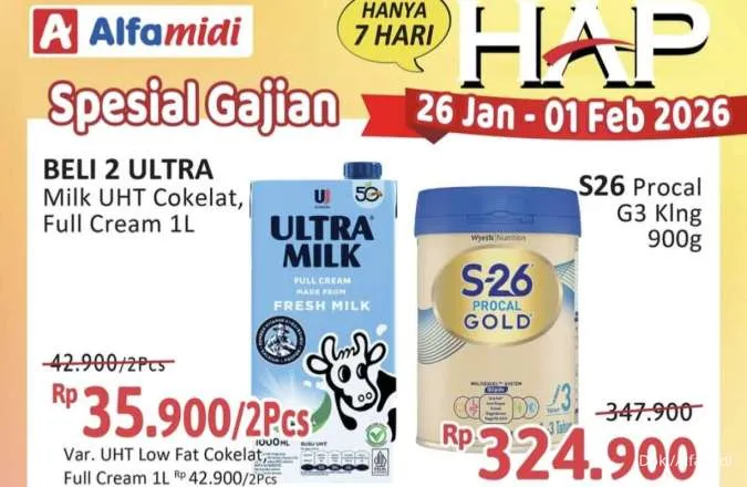 Spesial Gajian, Katalog Promo Alfamidi Hemat Satu Pekan 26 Januari-1 Februari 2026 