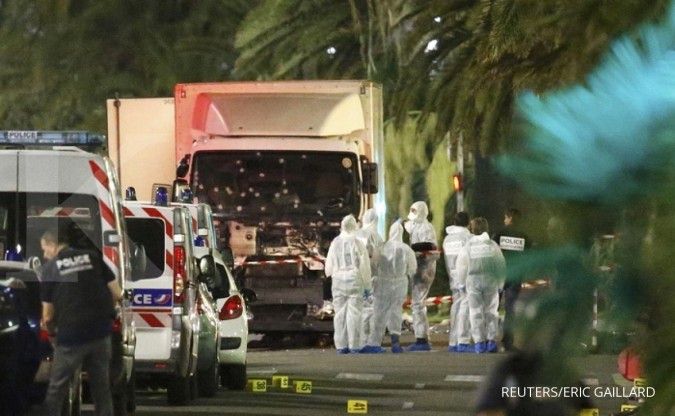 Jumlah korban teror truk di Prancis jadi 75 orang