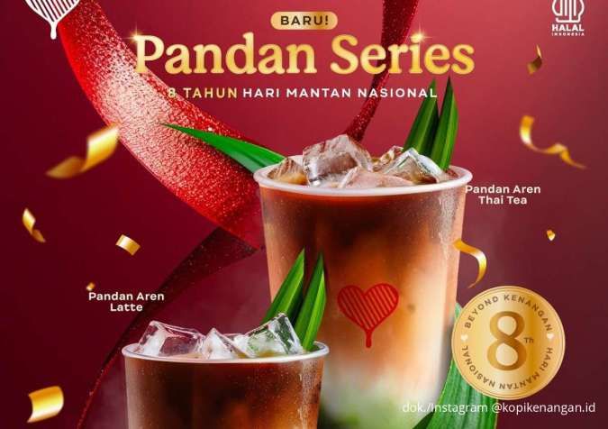 New! Promo Kopi Kenangan Hari Mantan Nasional Pandan Series, Mulai Rp 21.000 Saja