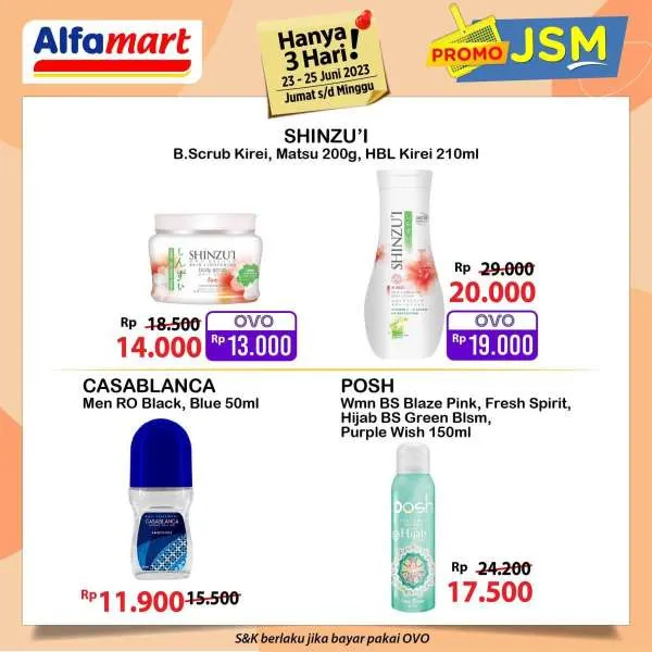 Promo JSM Alfamart Periode 23-25 Juni 2023