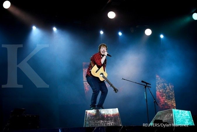 Ed Sheeran penyanyi paling populer di Spotify 