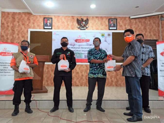 Salurkan Makanan Berprotein Hewani di Jateng & Jatim, Japfa Dorong Peningkatan Imun Tubuh Masyarakat