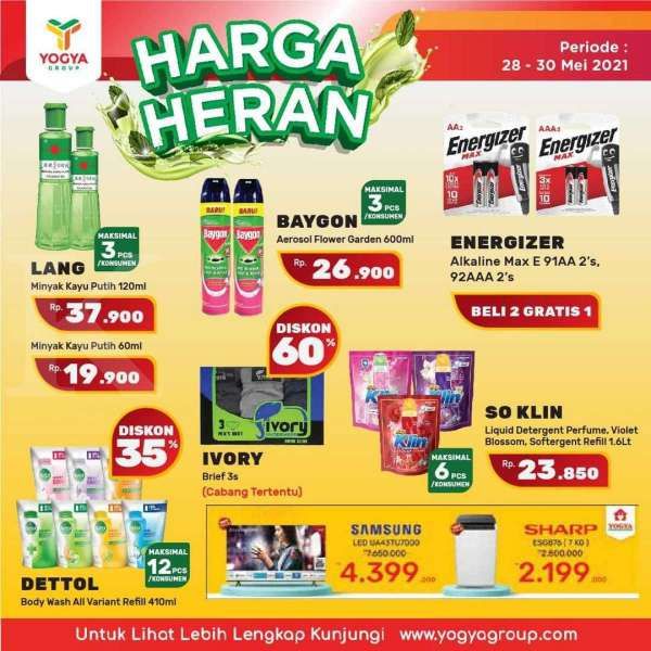 Promo JSM Yogya Supermarket 28-30 Mei 2021 