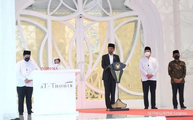 APLN Jokowi Resmikan Mesjid At Thohir, Ikon Baru Destinasi Wisata Religi di Indonesia