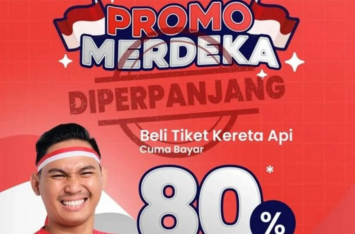 Diskon Tiket KAI 20% Spesial Kemerdekaan Diperpanjang, Apa Syaratnya?