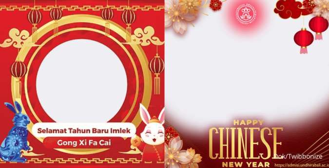 60 Twibbon Imlek 2024, Pakai Bingkai Lunar New Year Desain Terbaru 