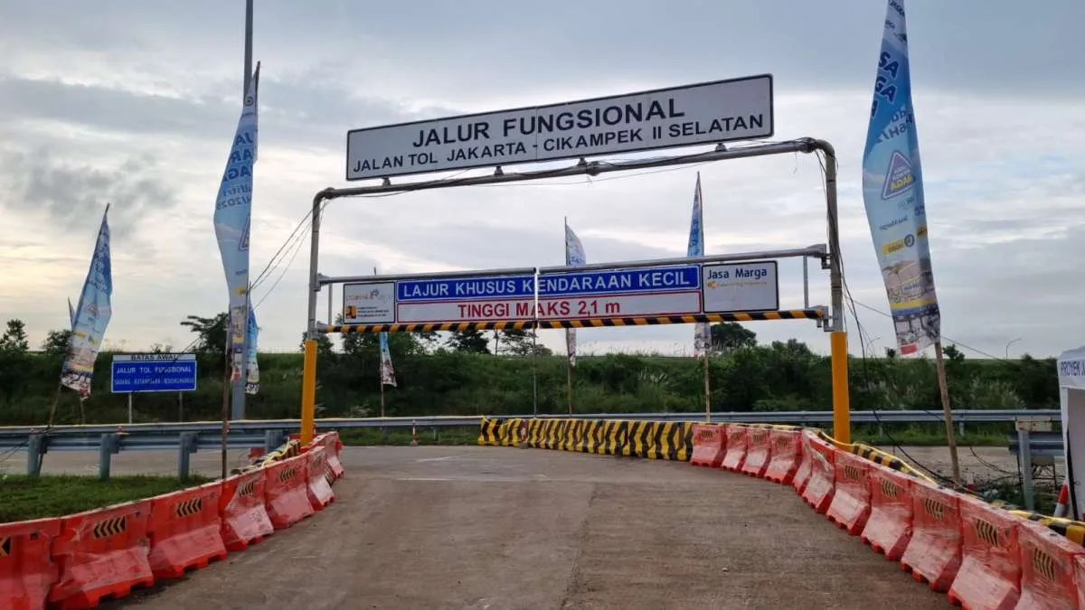 Arus Mudik Lebaran, Jasa Marga Siapkan Jalur Fungsional Tol Jakarta-Cikampek Selatan