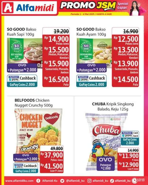 Promo JSM Alfamidi Spesial Gajian Periode 1-4 Mei 2025