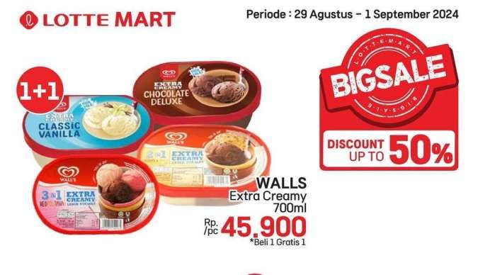 Promo Es Krim di Indomaret-Alfamart Sampai Tip Top, Magnum Diskon 35% di Superindo