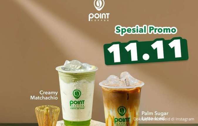 5 Promo 11.11 Point Coffee & Janji Jiwa Hari Ini 11 November 2024, Diskon Sampai 65%