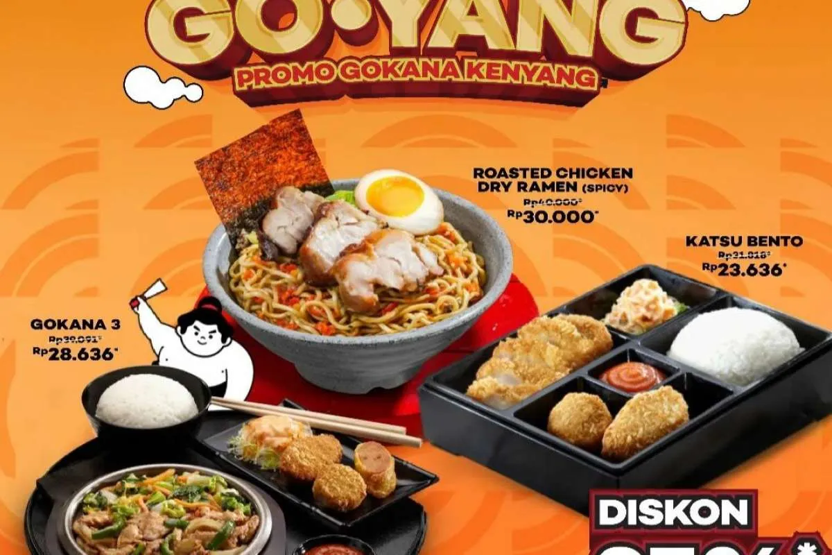 Promo Gokana 25 Agustus 2023, Paket Goyang 25 Diskon 25% Khusus Hari Ini