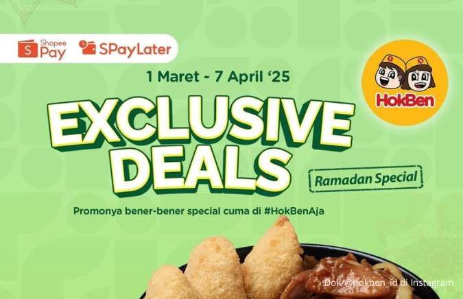 Promo HokBen x ShopeePay atau SPayLater di Bulan Ramadan 2025, Cuma Rp 1.000 Saja