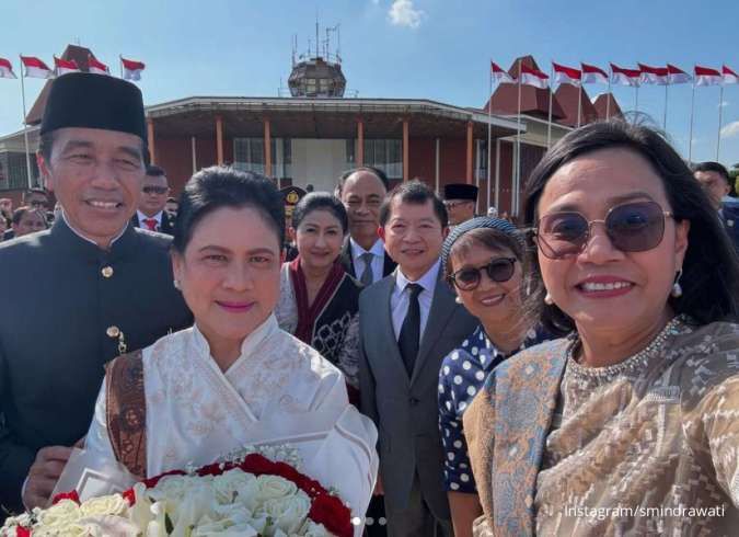 Antar Jokowi Pulang ke Solo, Sri Mulyani Ungkapkan Hal Ini