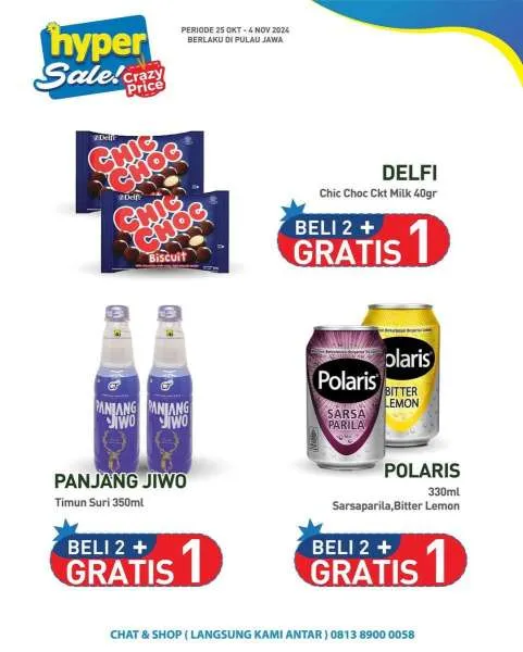 Promo Hypermart Hyper Sale Periode 25 Oktober-4 November 2024