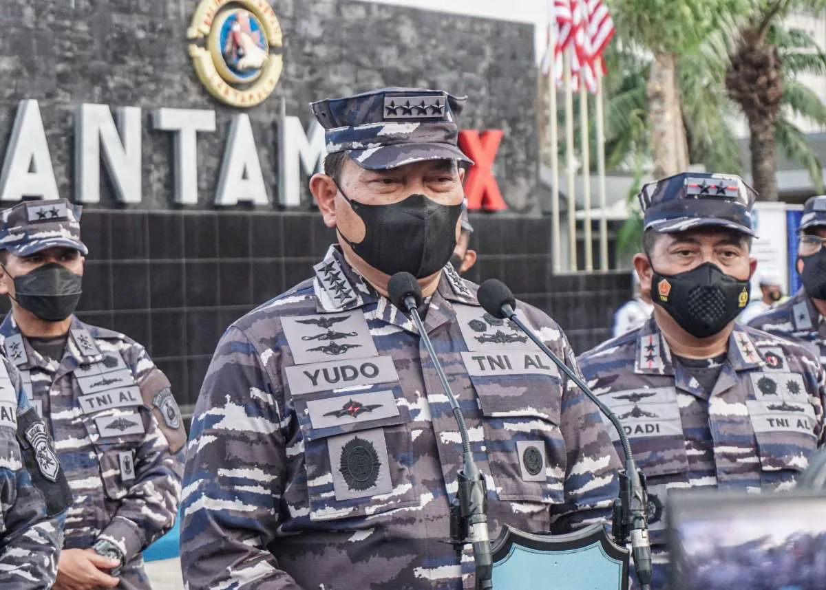 KSAL Laksamana TNI Yudo Margono Pimpin upacara peringatan HUT Ke-76 Korps Marinir
