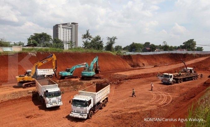 Proyek jalan tol Kunciran-Serpong diproyeksi selesai kuartal I-2019