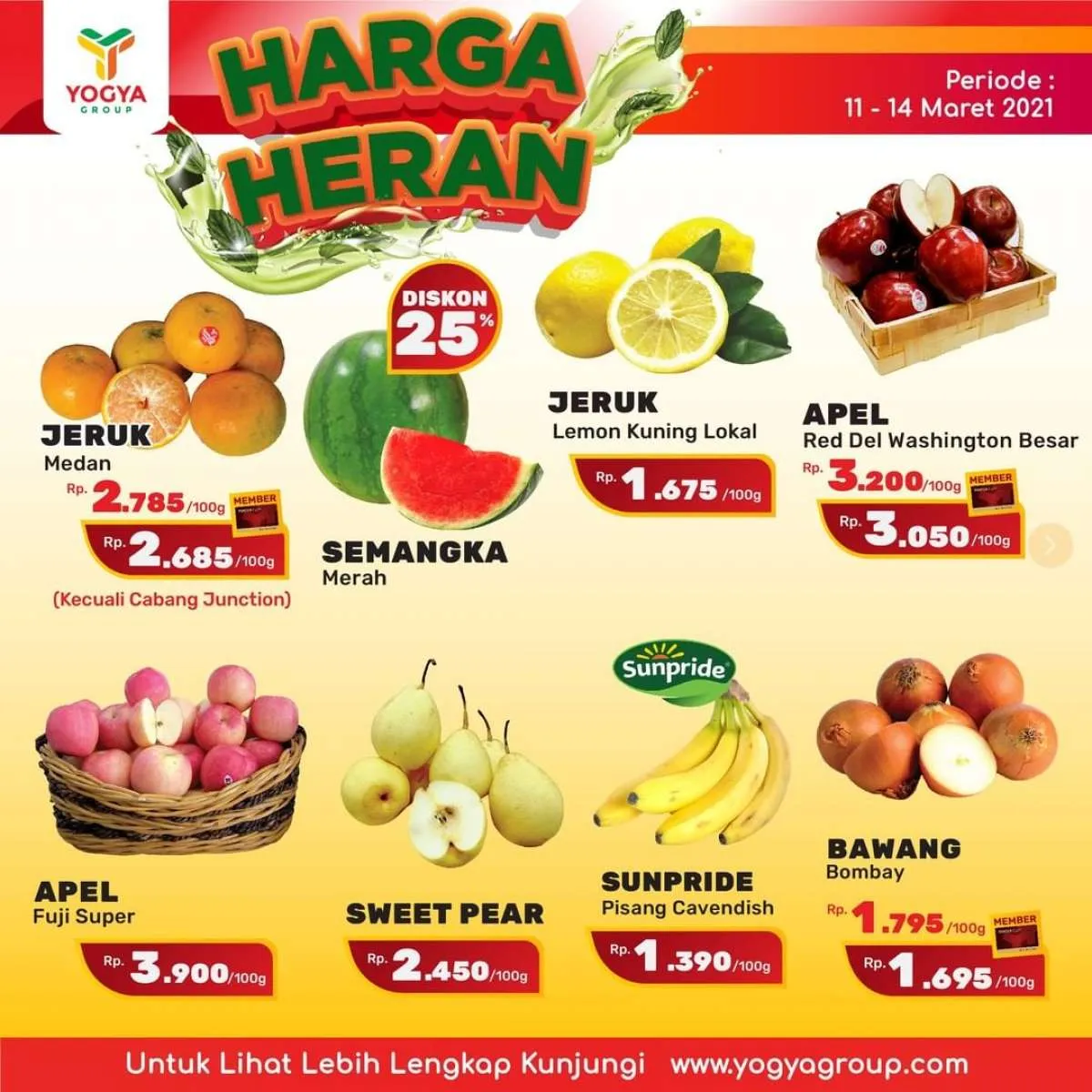 Baru rilis! Promo JSM Yogya Supermarket Harga Heran, berlaku 12-14 Maret 2021