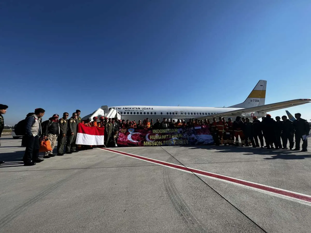 Tiba di Turki, Tim Kemanusiaan RI Bergabung dengan Tim PBB di Antakya Hatay