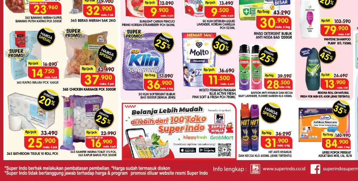 Promo Superindo Weekday Hari Ini Rabu 6 September 2023, Banyak Diskon & Harga Spesial
