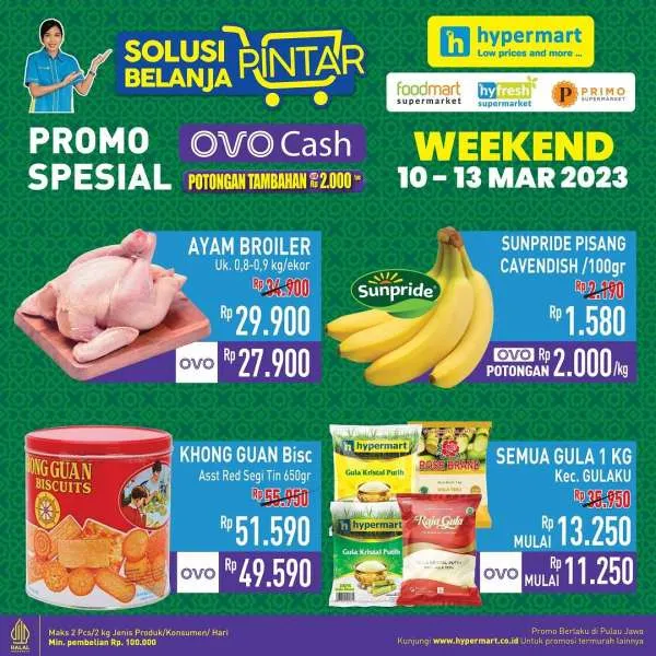 Promo Hypermart Hyper Diskon Weekend Periode 10-13 Maret 2023