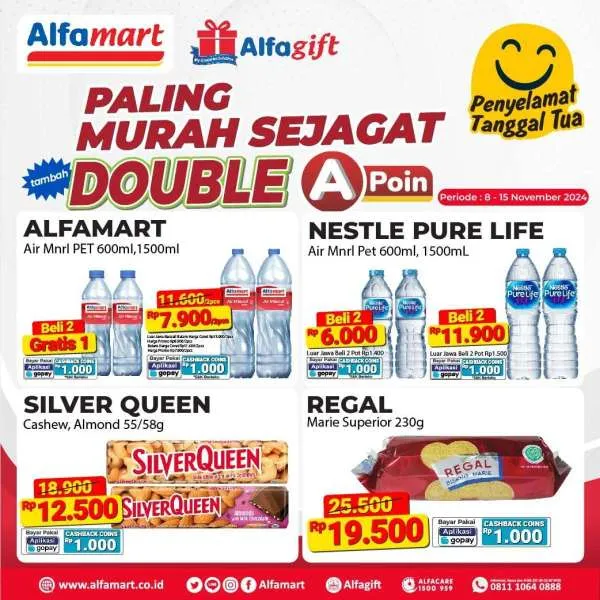 Promo Alfamart Paling Murah Sejagat Periode 8-15 November 2024