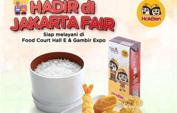 Promo HokBen di Jakarta Fair 2025, Ada 4 Pilihan Menu Cuma Rp 39.000-an Saja